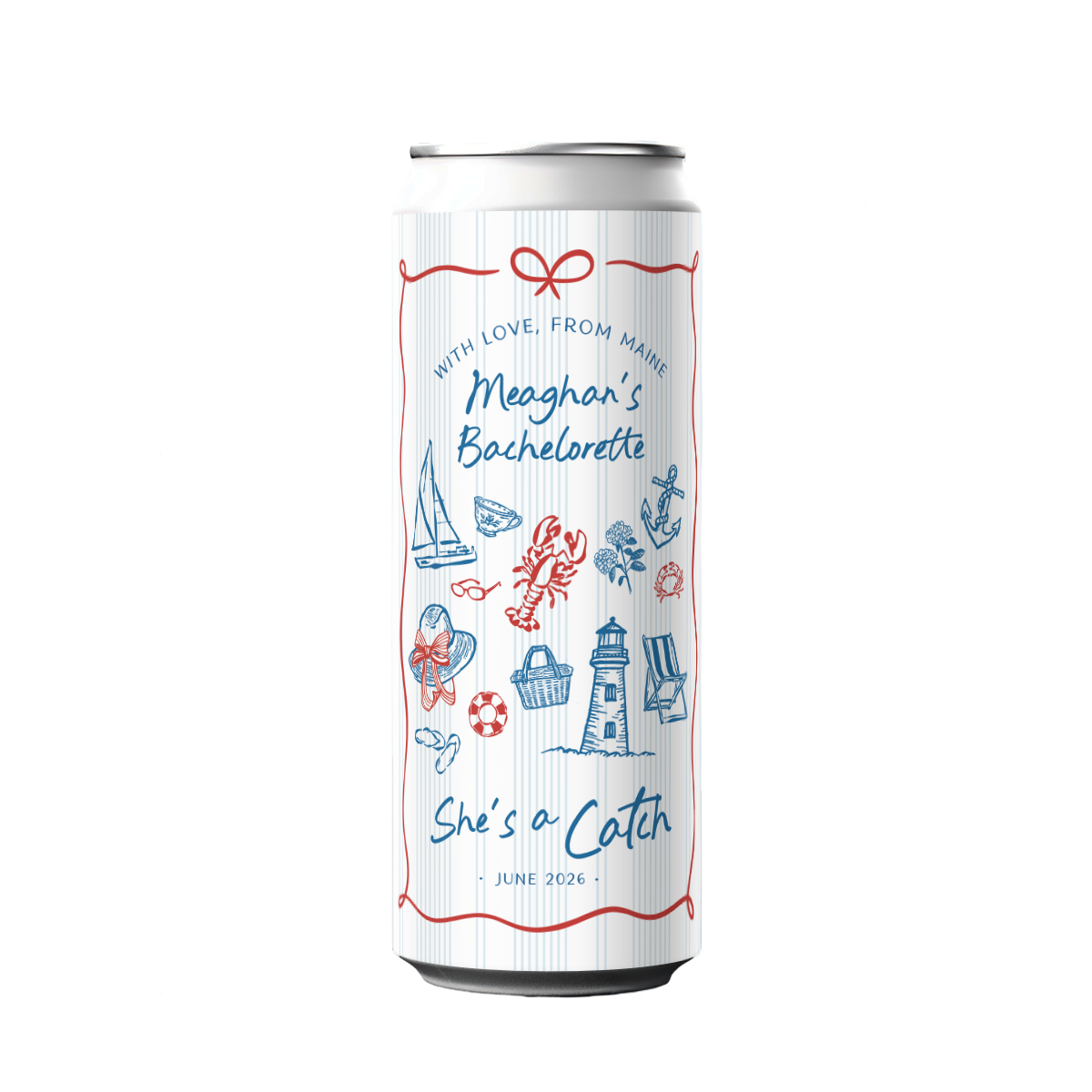 CanMockup_shesacatch She's a Catch - Coastal Nantucket Vibes - Image 1