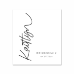 Simple + Modern Bridesmaid Proposal